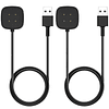 Compatible con cargador Fitbit Versa 3, cable de carga USB p