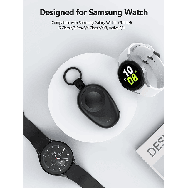 para Samsung Galaxy Watch 7 Ultra Cargador, 1400 mAh Carga R