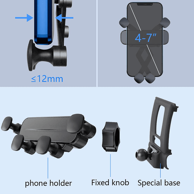 Soporte para teléfono de coche para BMW Serie 2 2014-2021, B