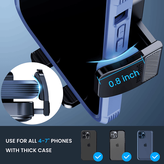 Soporte para teléfono para automóvil Soporte para teléfono p