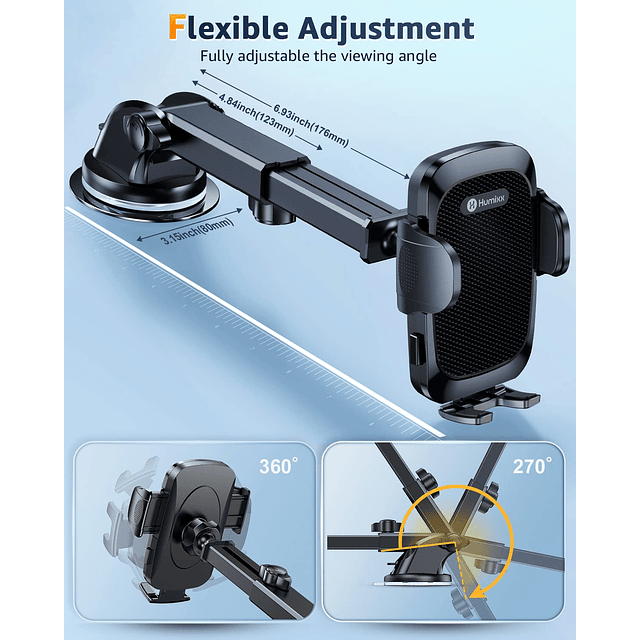 Soporte para teléfono para automóvil [Supersucción de grado