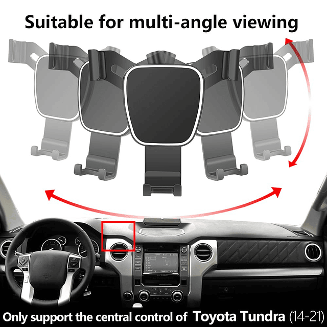 Soporte para teléfono de coche para Toyota Tundra 2014-2021