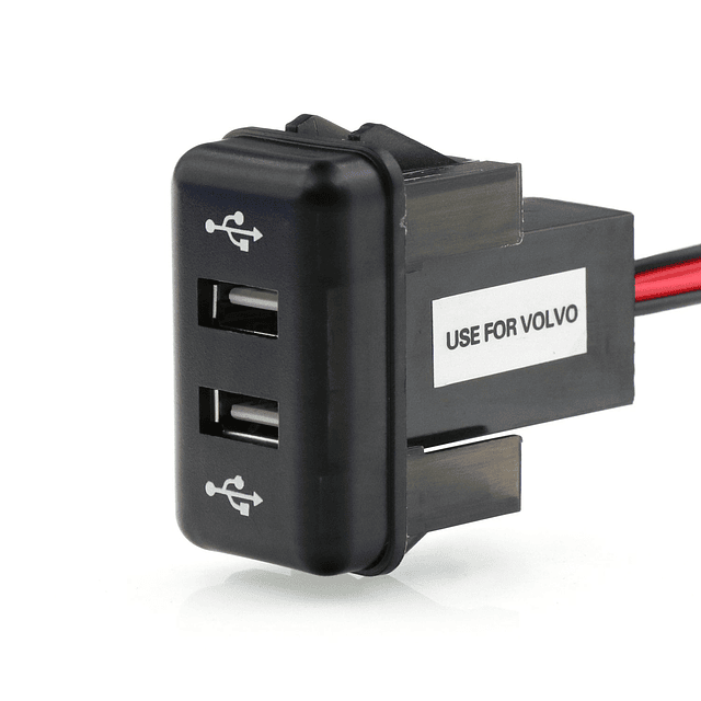 Cargador de coche USB dual 5V 2.1A/2.1A Toma de corriente US