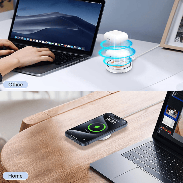 Cargador inalámbrico Mag-Safe de carga rápida para Samsung G