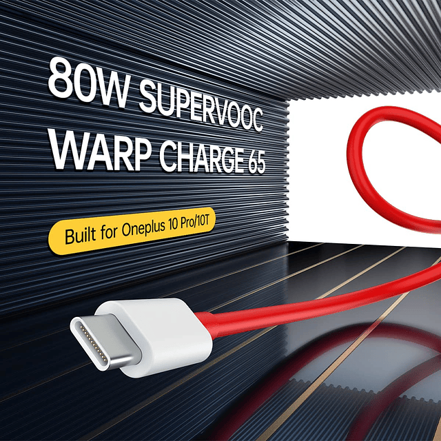 7.3A para cable de carga Oneplus tipo C, cargador Warp Super