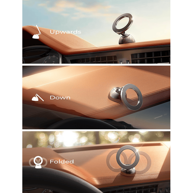 para soporte para automóvil MagSafe [Potencia magnética más