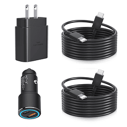 Samsung Kit de cargador súper rápido de 25 W, cargador PD US