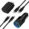 Cargador rápido para coche Galaxy A14 USB C para Samsung Gal