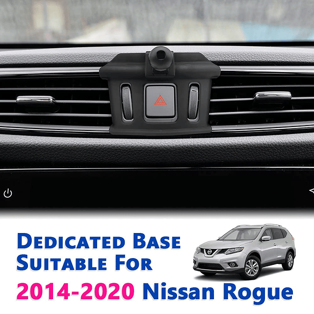 Soporte para teléfono de coche para Nissan Rogue 2014-2020 [