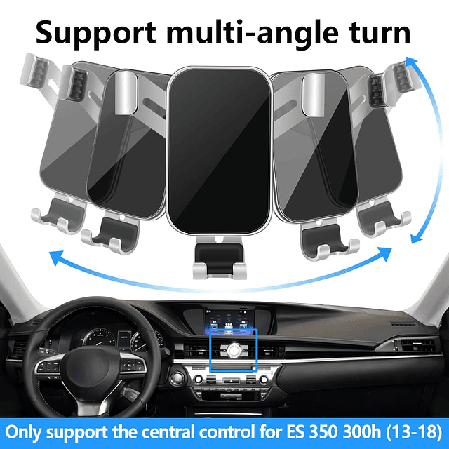 LUNQIN Soporte para teléfono de coche para Lexus ES 350 300h