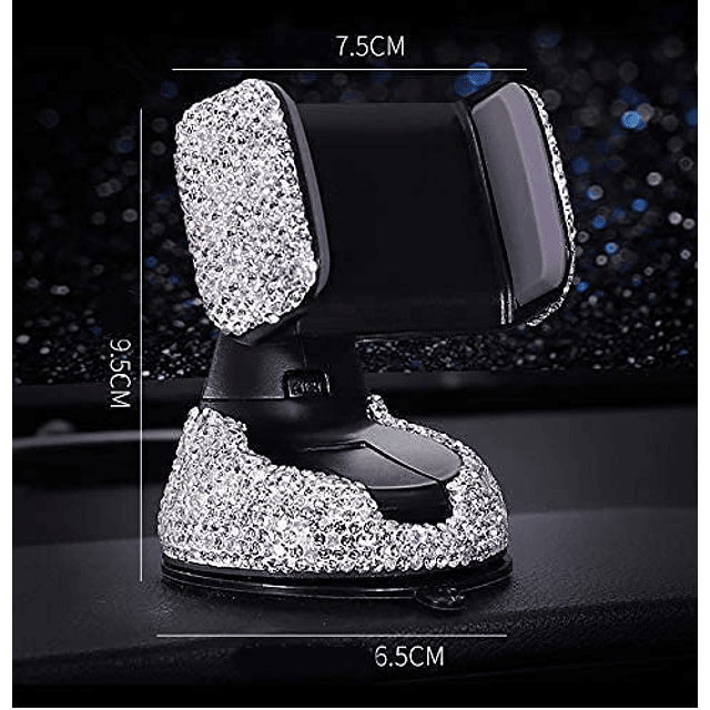 Soporte universal para coche con diamantes de imitación de l