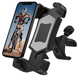 Soporte para teléfono de motocicleta, [protección completa y