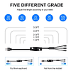 Paquete de 3 cables de carga retráctiles 3 en 1, adaptador d