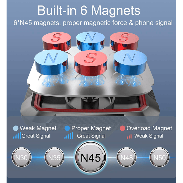 Soporte magnético para teléfono, soporte universal para taza