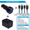 Cargador de pared USB con cable micro USB para LG Stylo 3/2