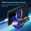 Para Xiaomi cargador de coche 120W 67W Hypercharge cargador