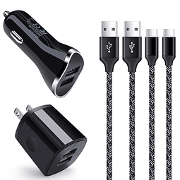 Cable cargador USB tipo C para Moto Motorola G Power G Stylu