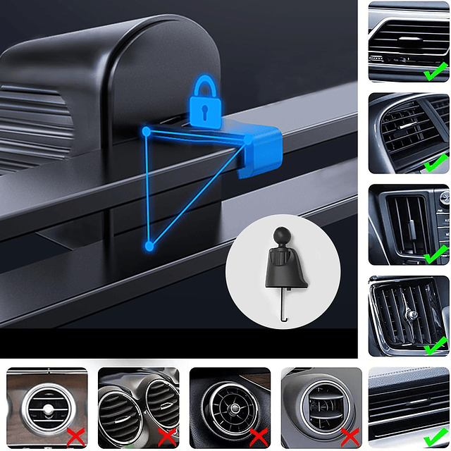 Soporte para teléfono para automóvil, soporte para teléfono