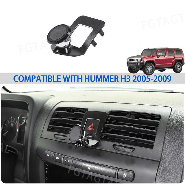 Soporte para teléfono de coche compatible con Hummer H3 2005