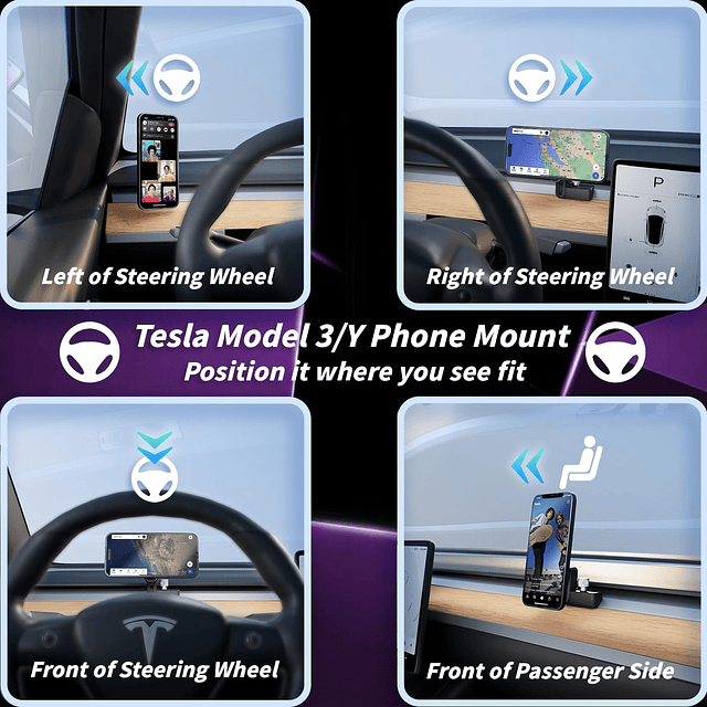 Tesla Soporte para teléfono, MagSafe Soporte para automóvil