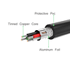 Cable USB tipo C de resorte, extensión USB en espiral de 3,2