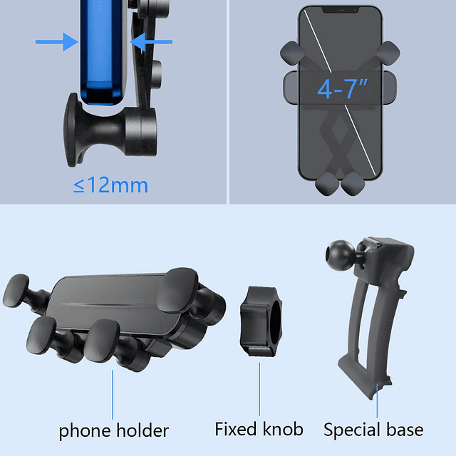 Soporte para teléfono de Coche para 2014 2015 2016 2017 2018