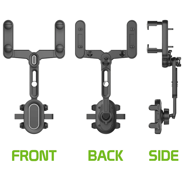 Soporte para espejo retrovisor de coche con base giratoria d