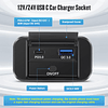 Toma USB tipo C de 12 V RV con interruptor de alimentación 3