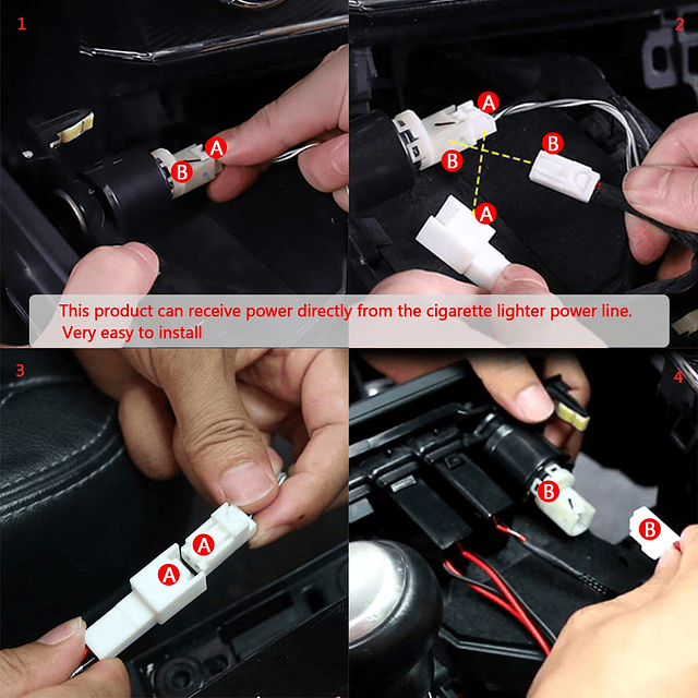 Toma de corriente USB Dual QC3.0, cargador de coche de carga