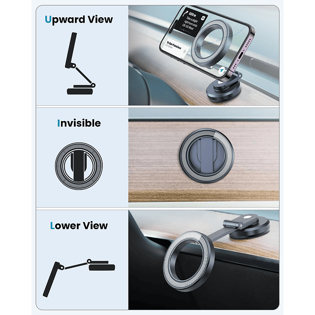 se adapta al soporte MagSafe para automóvil, soporte magnéti