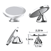 Soporte magnético para teléfono para automóvil, [2 grupos de