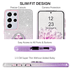 Compatible con Funda Samsung S21 Ultra, Slim Fit Glitter Spa