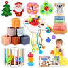 8 en 1 Montessori Baby Toys 6-12 meses+, juego de juguetes s