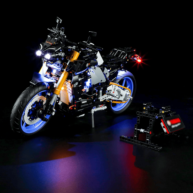 Luz LED para Lego-42159 Technic Yamaha MT-10 SP Modelo de bl