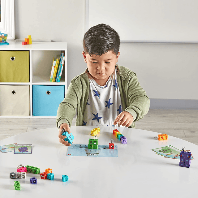 MathLink Cubes Numberblocks 1-10 Juego de actividades, 30 ac