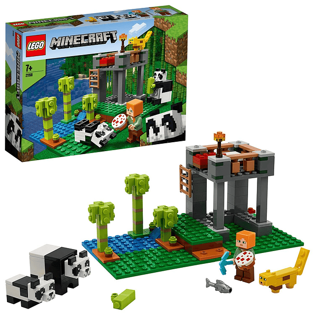 21158 Minecraft The Panda Nursery Set de construcción con fi