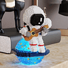 Guitarrista Astronauta Mini Bloques de Construcción Micro Ki