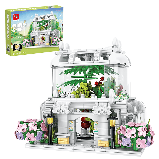 TYCOLE City Flower House Juego de juguetes de construcción,