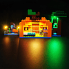 Kit de iluminación LED para Lego Minecraft The Pumpkin Farm