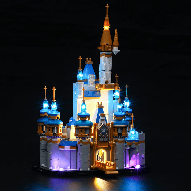 Luz LED para Lego-40478 Disney Mini Castle Modelo de bloques