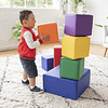 SoftZone Big Foam Building Blocks, juego suave, surtido, 7 p