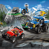 Juego de construcción de policía City Mountain Dirt Road Pur