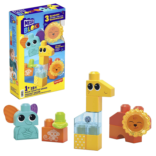 MEGA BLOKS Fisher-Price Juego de bloques de construcción par