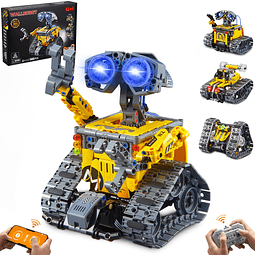 STEM Robot Building Toys, 4 en 1 remoto y controlado por apl