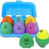 Juego de juguetes de huevos Lil' Yolkers probados para niños