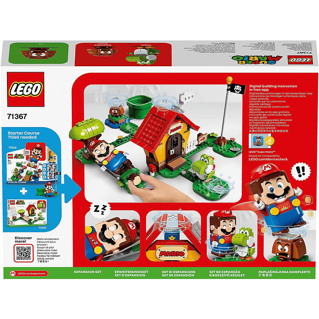 71367 Super Mario House & Yoshi Expansion Set Juego de jugue