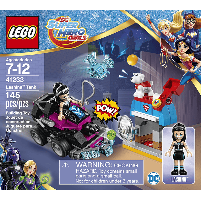 DC Super Hero Girls Lashina Tank 41233 Juguete de superhéroe