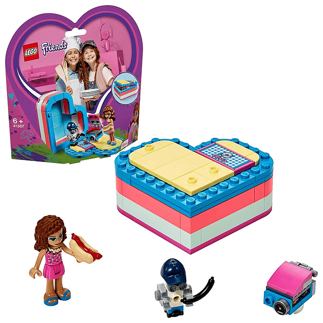 ® -Friends Caja Corazón de Verano de Olivia, juguete para ni