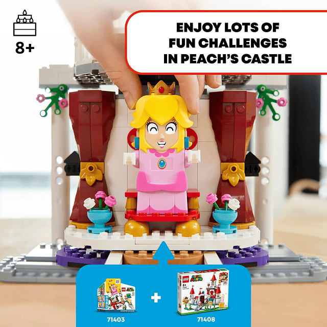 Super Mario Set de Expansión Castillo de Peach 71408, Juguet