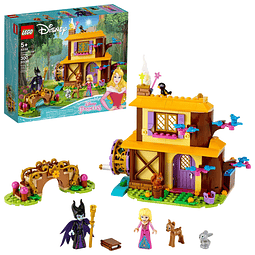 Disney Aurora's Forest Cottage 43188, kit de construcción de